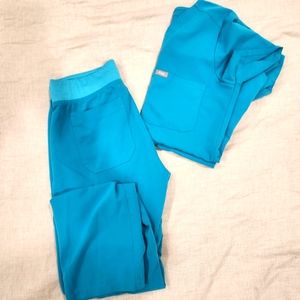 Figs set TEAL!! discontinued color!!